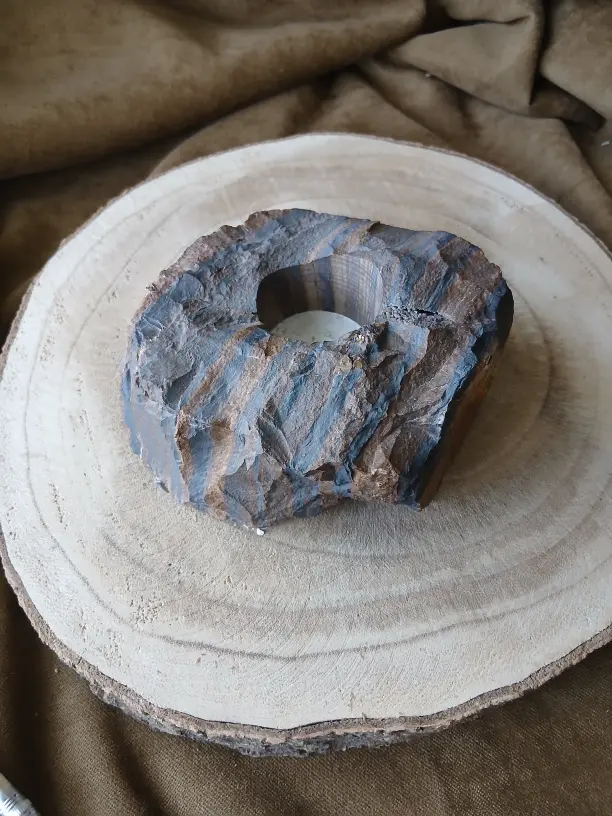 Waxinelichtje ruwe tijgeroog
